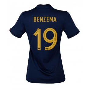 Francuska Karim Benzema #19 Domaci Dres za Ženska SP 2022 Kratak Rukavima